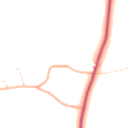 Daytime road noise heatmap for PE32 1DS