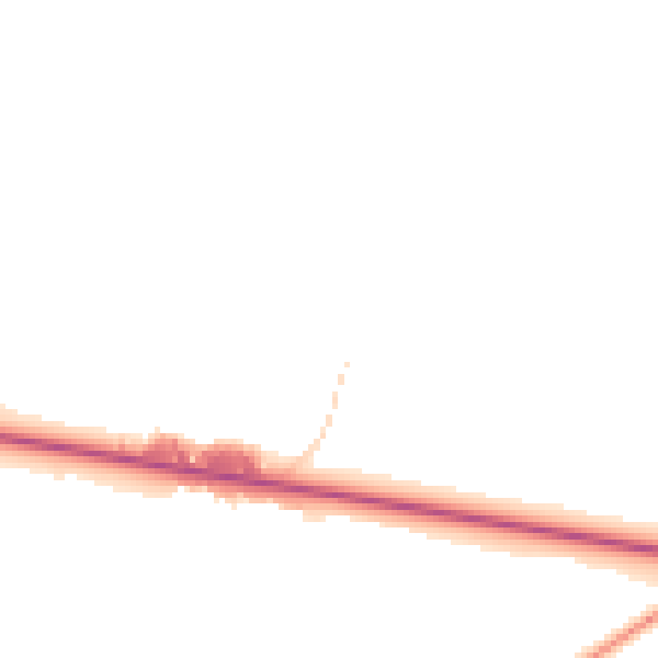 Daytime road noise heatmap for PE32 1ES