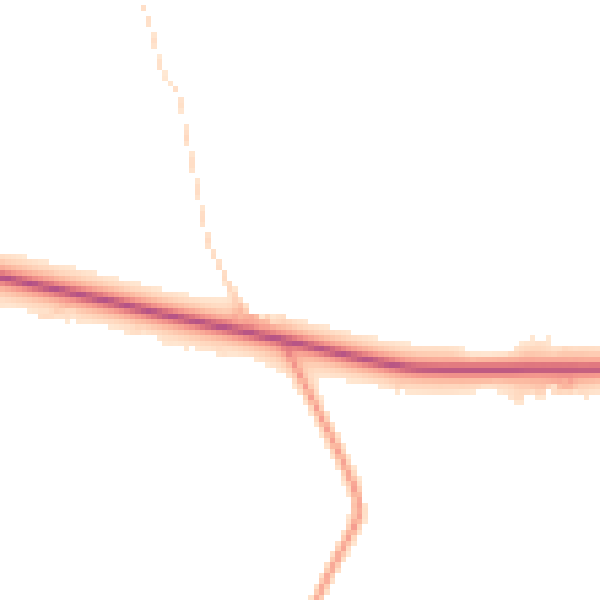 Daytime road noise heatmap for PE32 1EU