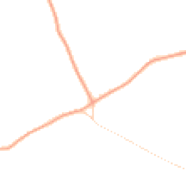 Daytime road noise heatmap for PE32 1FS