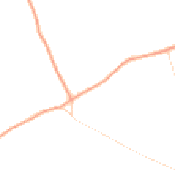 Daytime road noise heatmap for PE32 1FU