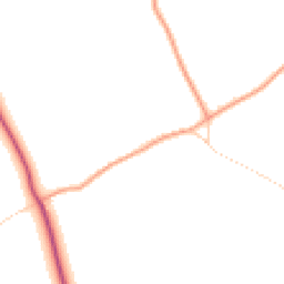 Daytime road noise heatmap for PE32 1PN