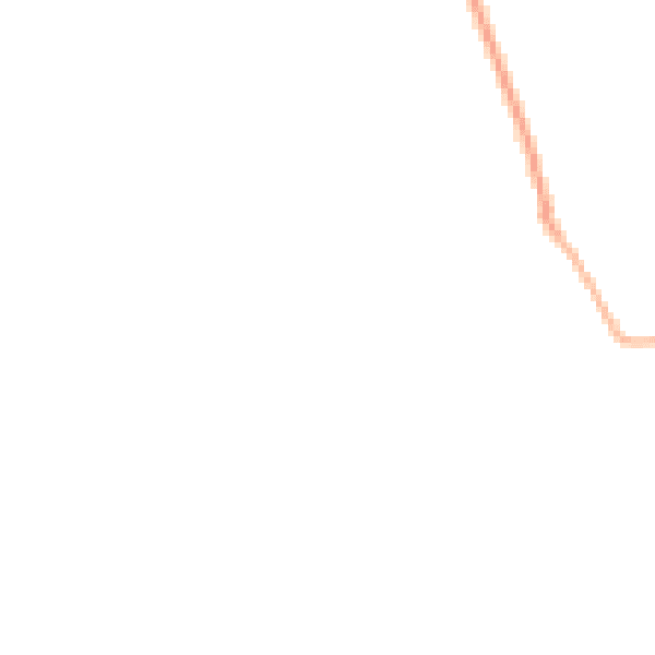 Night-time road noise heatmap for PE32 1PX