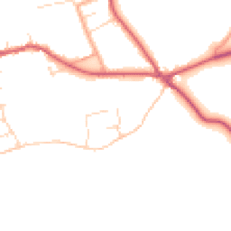 Daytime road noise heatmap for PE32 1PY
