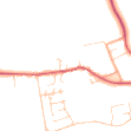 Daytime road noise heatmap for PE32 1QL