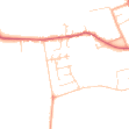Daytime road noise heatmap for PE32 1UR