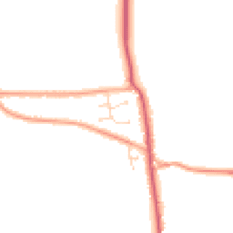 Daytime road noise heatmap for PE32 1XA