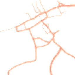 Daytime road noise heatmap for PE32 2AB