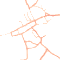 Daytime road noise heatmap for PE32 2AE