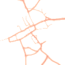 Daytime road noise heatmap for PE32 2AF