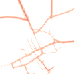 Daytime road noise heatmap for PE32 2BG