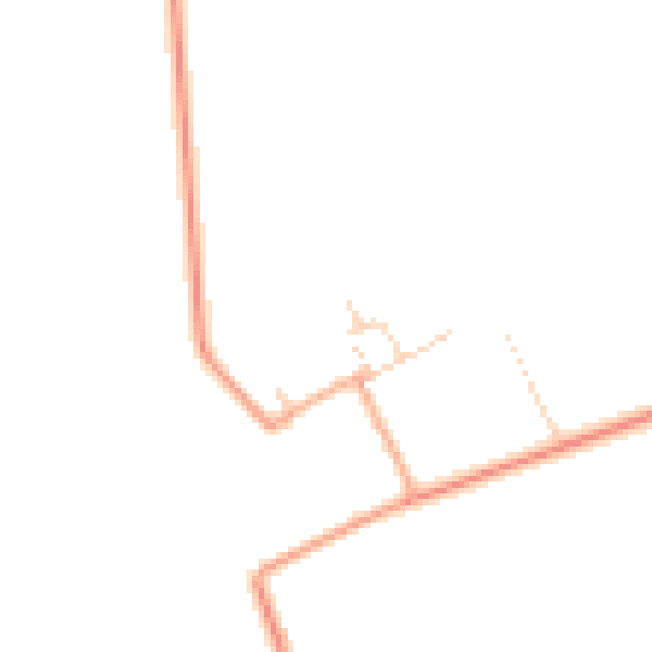 Daytime road noise heatmap for PE33 9GH
