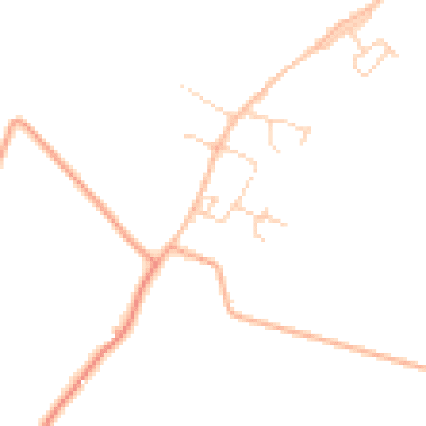 Daytime road noise heatmap for PE33 9HZ
