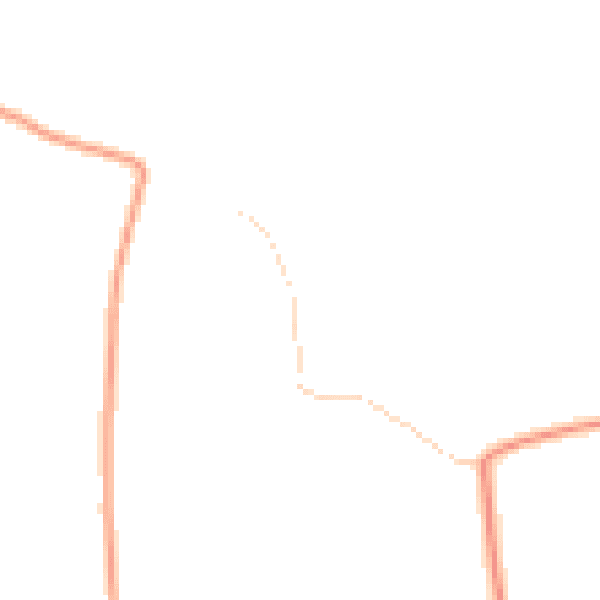 Daytime road noise heatmap for PE34 3AS