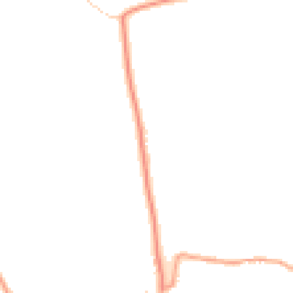 Daytime road noise heatmap for PE34 3AT