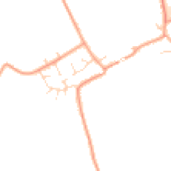 Daytime road noise heatmap for PE34 3AU