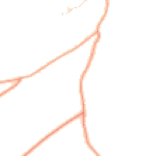 Daytime road noise heatmap for PE34 3BB