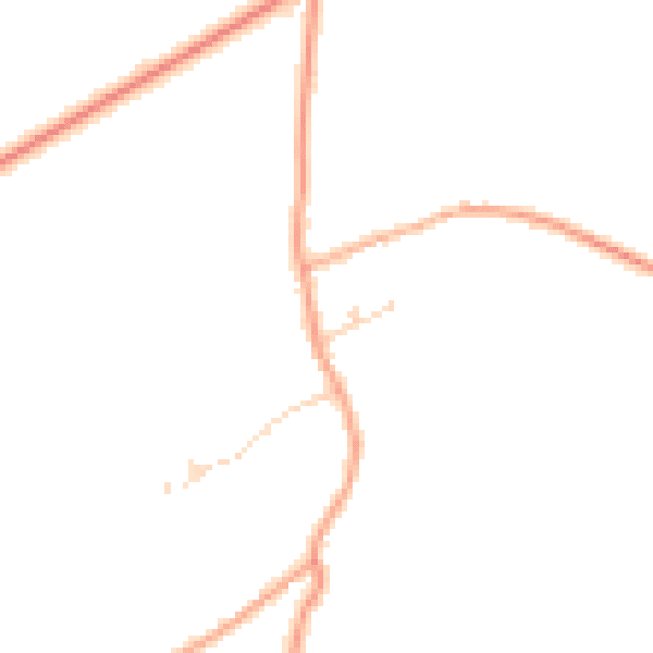 Daytime road noise heatmap for PE34 3BT