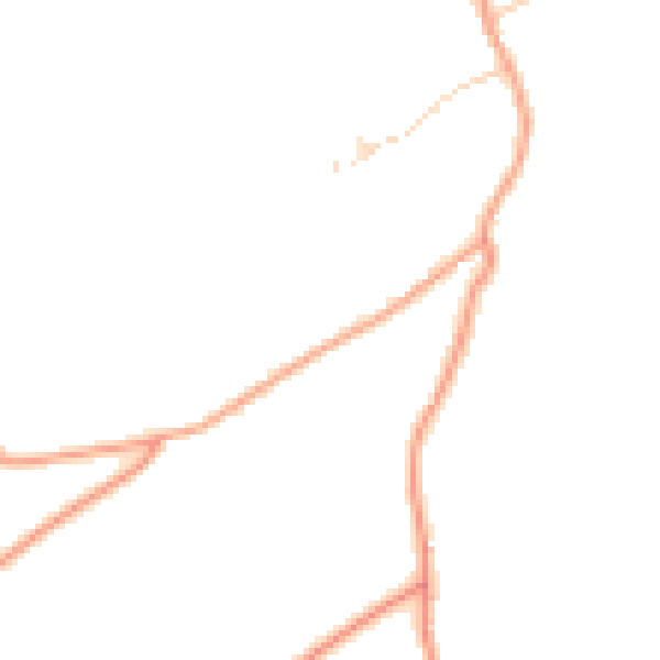Daytime road noise heatmap for PE34 3BZ