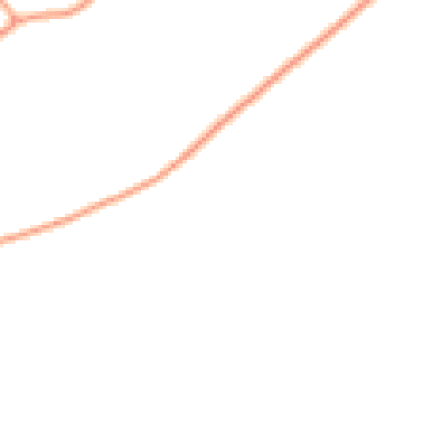 Daytime road noise heatmap for PE34 3DE