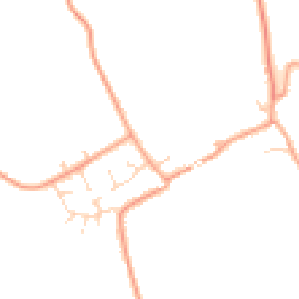 Daytime road noise heatmap for PE34 3DR