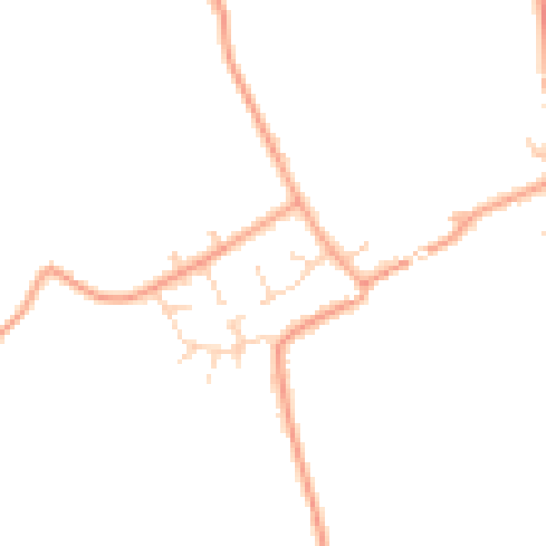 Daytime road noise heatmap for PE34 3DT