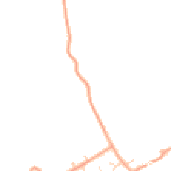 Daytime road noise heatmap for PE34 3DX