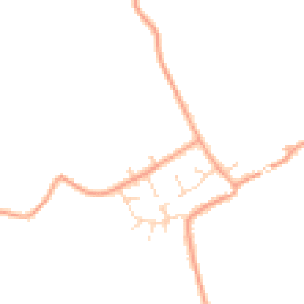Daytime road noise heatmap for PE34 3EB