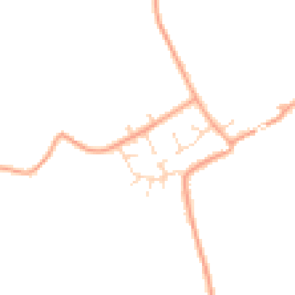 Daytime road noise heatmap for PE34 3EE