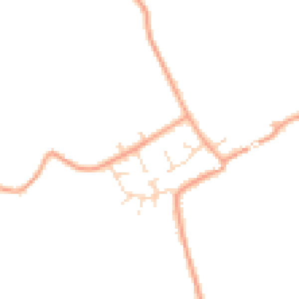 Daytime road noise heatmap for PE34 3EF