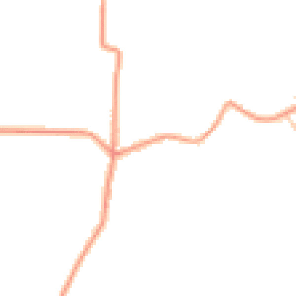 Daytime road noise heatmap for PE34 3EG