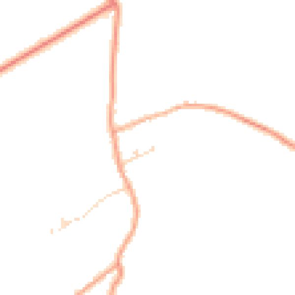 Daytime road noise heatmap for PE34 3EP