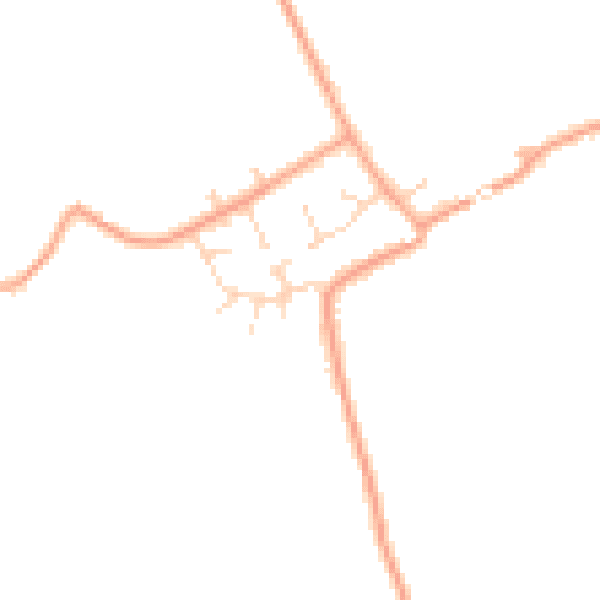 Daytime road noise heatmap for PE34 3FF
