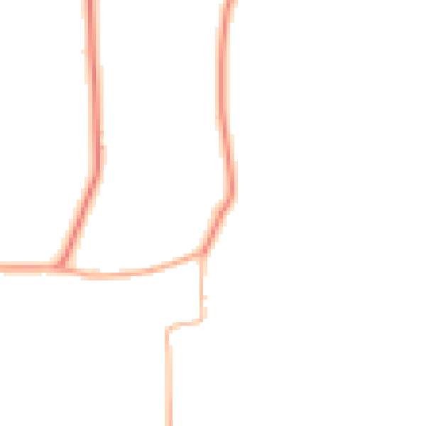 Daytime road noise heatmap for PE34 3FN