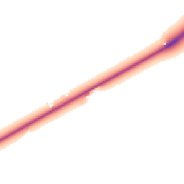 Daytime road noise heatmap for PE34 3LS