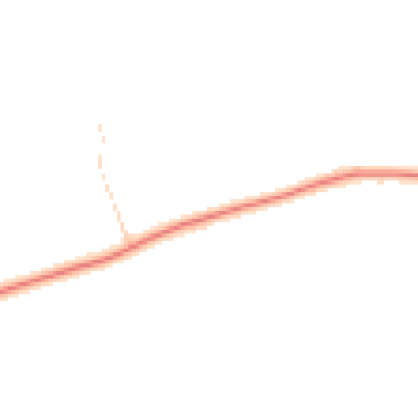 Daytime road noise heatmap for PE34 3NP