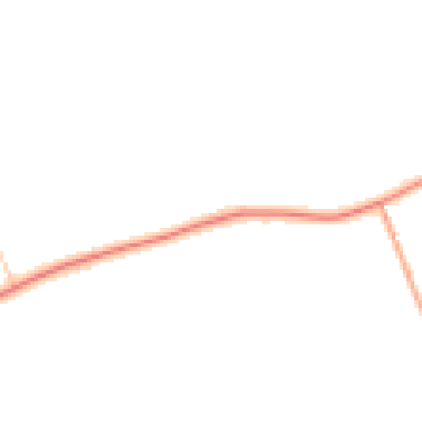 Daytime road noise heatmap for PE34 3NW
