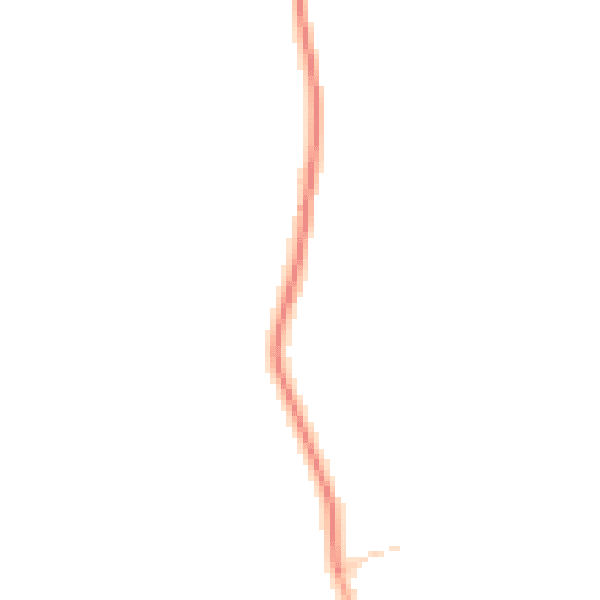 Daytime road noise heatmap for PE34 3PF
