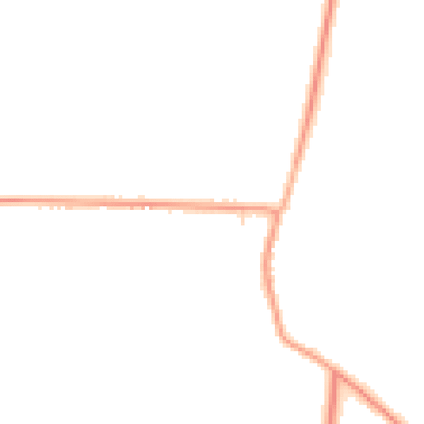 Daytime road noise heatmap for PE34 3PP