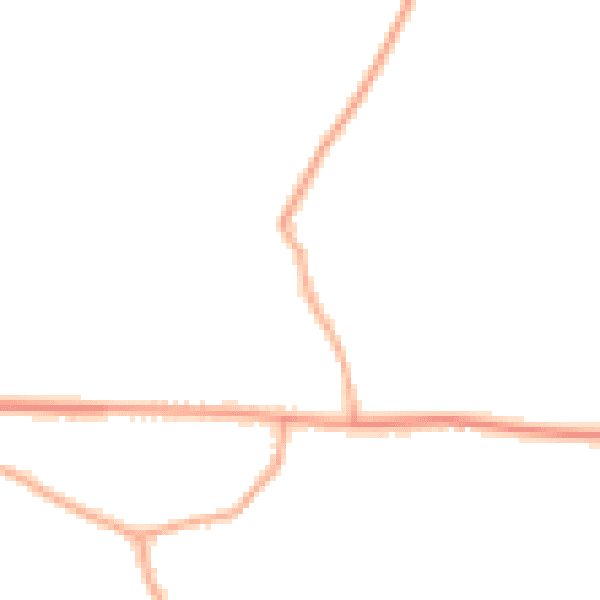 Daytime road noise heatmap for PE34 4HA