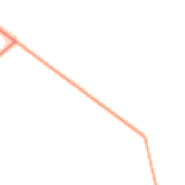 Daytime road noise heatmap for PE34 4HL