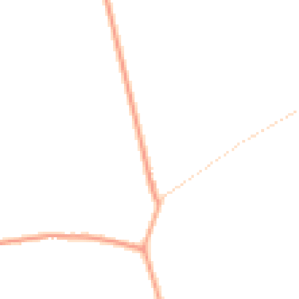 Daytime road noise heatmap for PE34 4JH