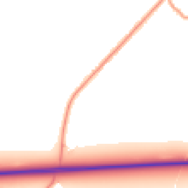 Daytime road noise heatmap for PE34 4XJ