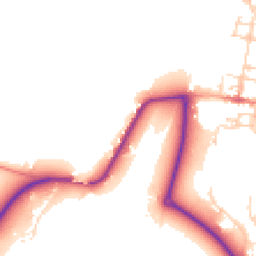 Daytime road noise heatmap for PE38 0AE