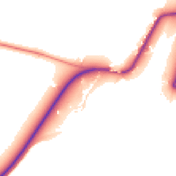 Daytime road noise heatmap for PE38 0AF