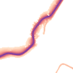 Daytime road noise heatmap for PE38 0BD