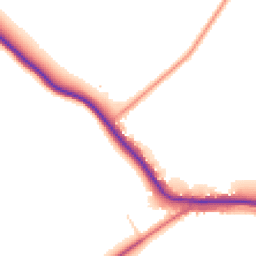 Daytime road noise heatmap for PE38 0BF