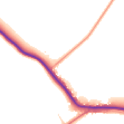 Daytime road noise heatmap for PE38 0BJ
