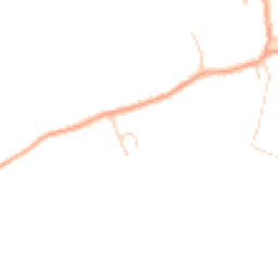 Daytime road noise heatmap for PE38 0DA