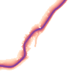 Daytime road noise heatmap for PE38 0DL